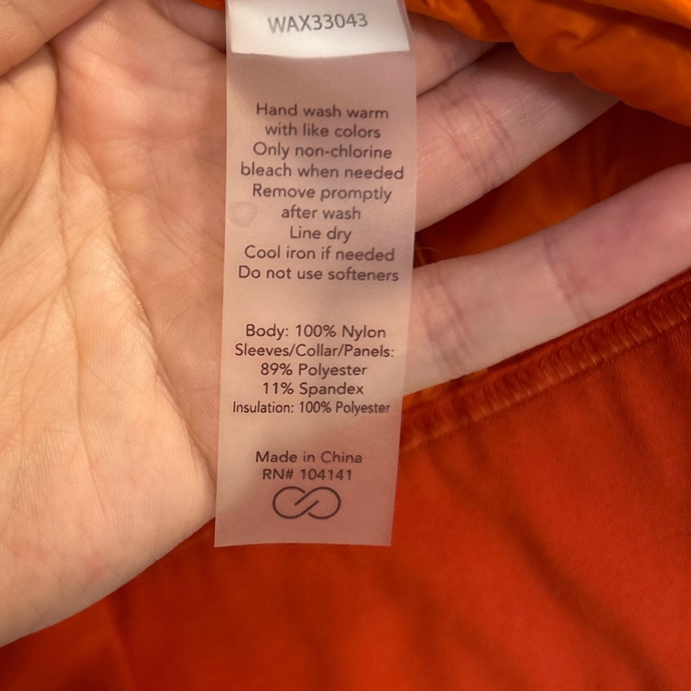 Calia Orange Quilted Sun Full-Zip Jacket - Picture 9 of 12